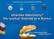 Utraciłeś dokumnety? Zastrzeż je w banku!