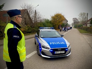 Policjanci w trakcie działań