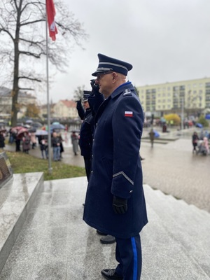 Komendant Powiatowy Policji w Olecku insp. Jerzy Kuprewicz