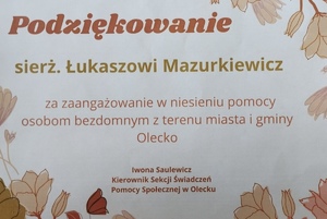 Podziękowanie