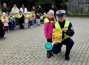 Podziękowanie policjantom za przeprowadzone zajęcia