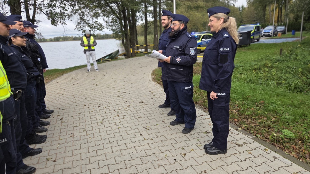 Ćwiczenia sztabowe policji w powiecie oleckim
